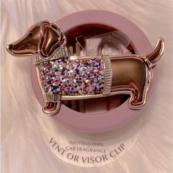 Bath & Body Works Dog Dachshund Car Fragrance Clip Poshmark